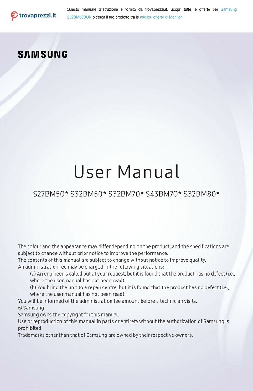 Samsung S32BM80BUN User manual