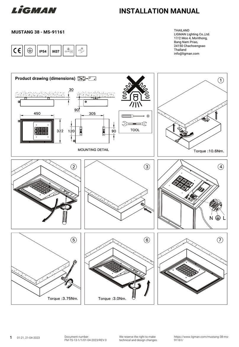LIGMAN MUSTANG 38 User manual