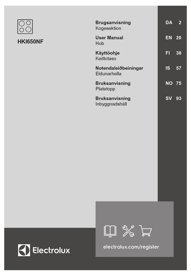 Electrolux HKI650NF User manual