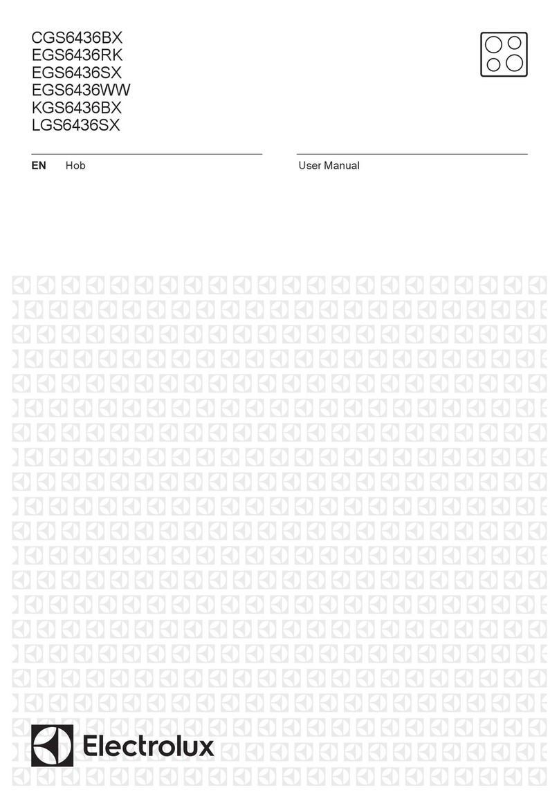 Electrolux CGS6436BX User manual
