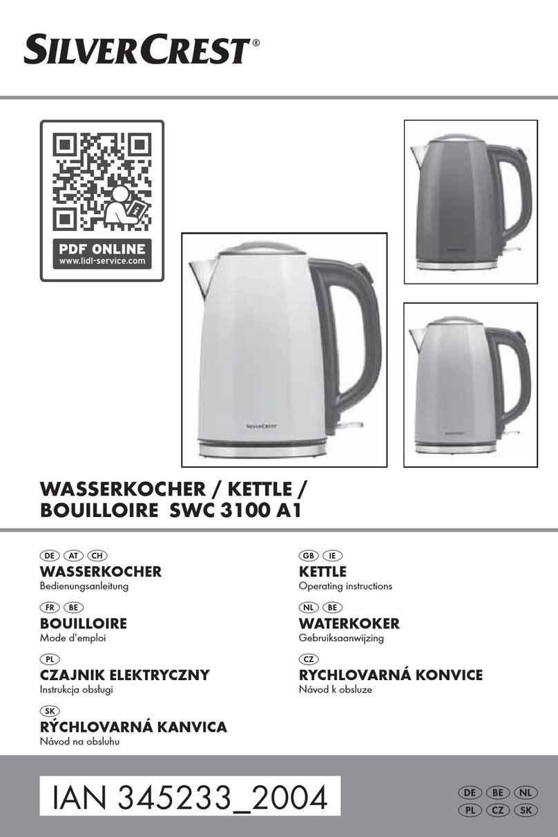 Silvercrest SWC 3100 A1 User manual
