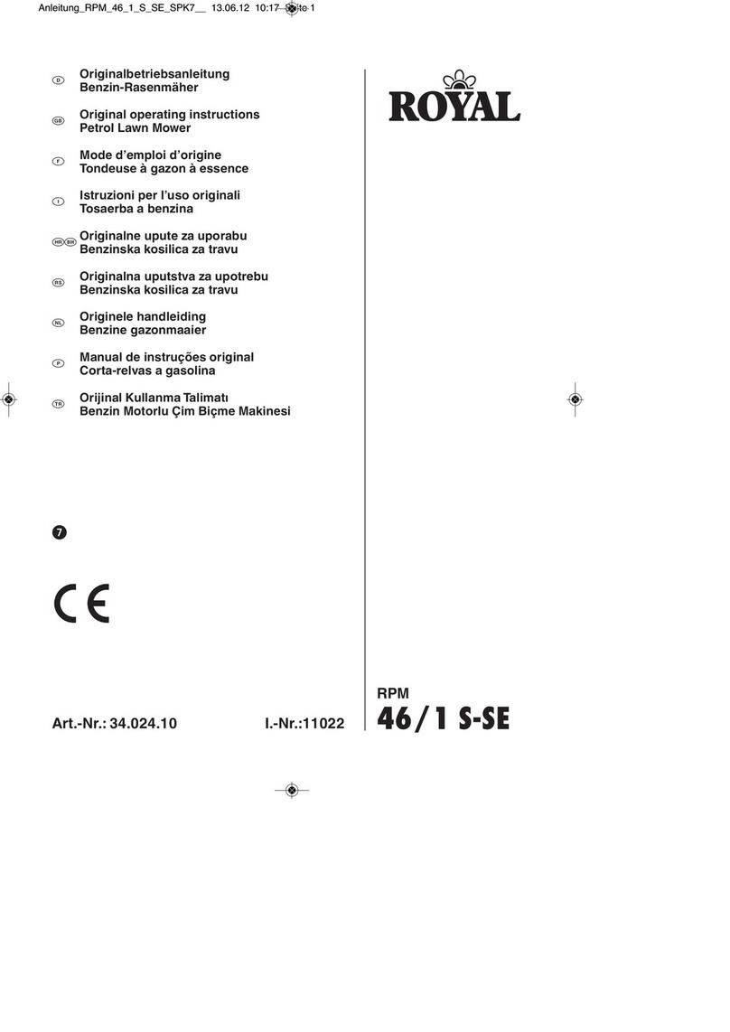Royal RPM 46/1 S-SE operating instructions