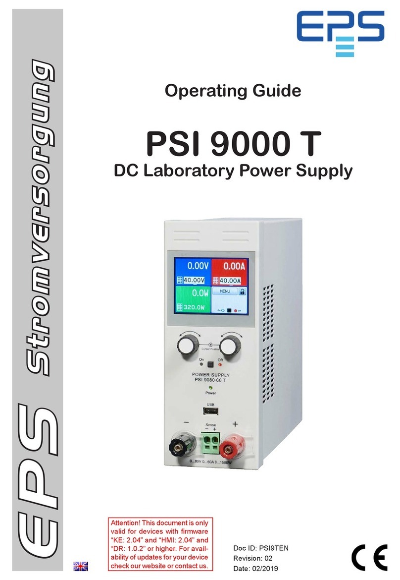 EPS PSI 9000 T Series operating guide EPS PSI 9000 T Series operating guide