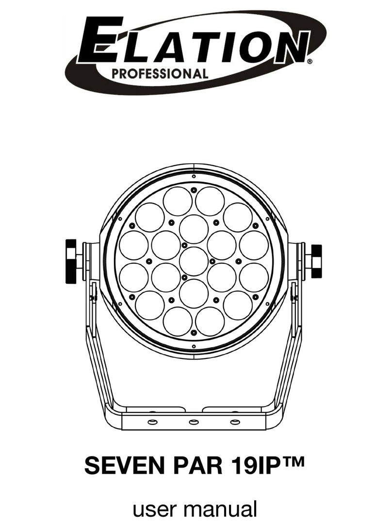 Elation SEVEN PAR 19IP user manual Elation SEVEN PAR 19IP user manual