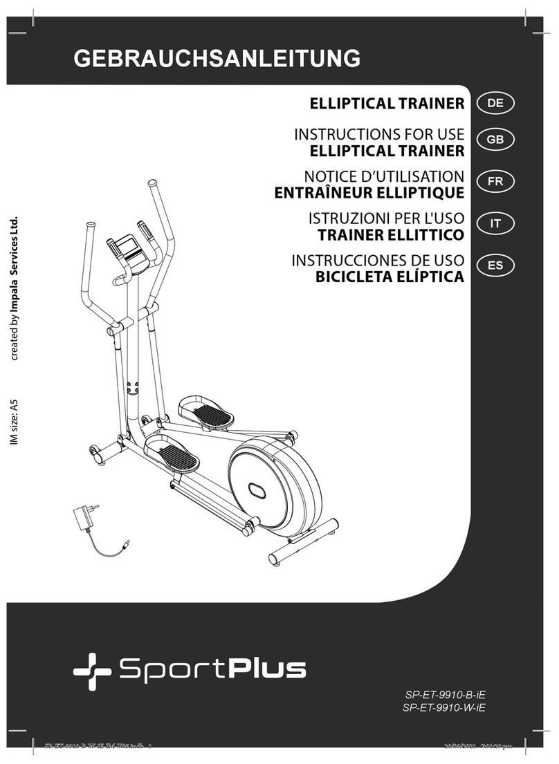Sportplus SP-ET-9910-W-iE Instructions for use