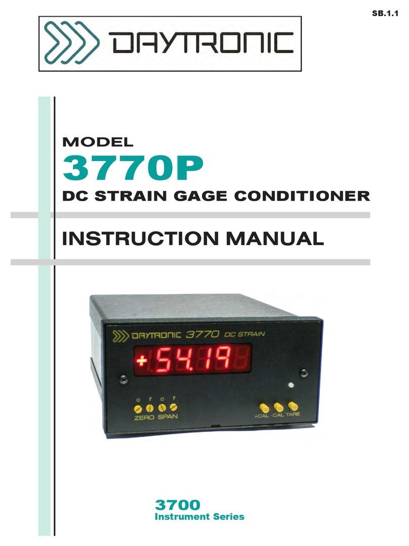 DayTronic 3770P User manual