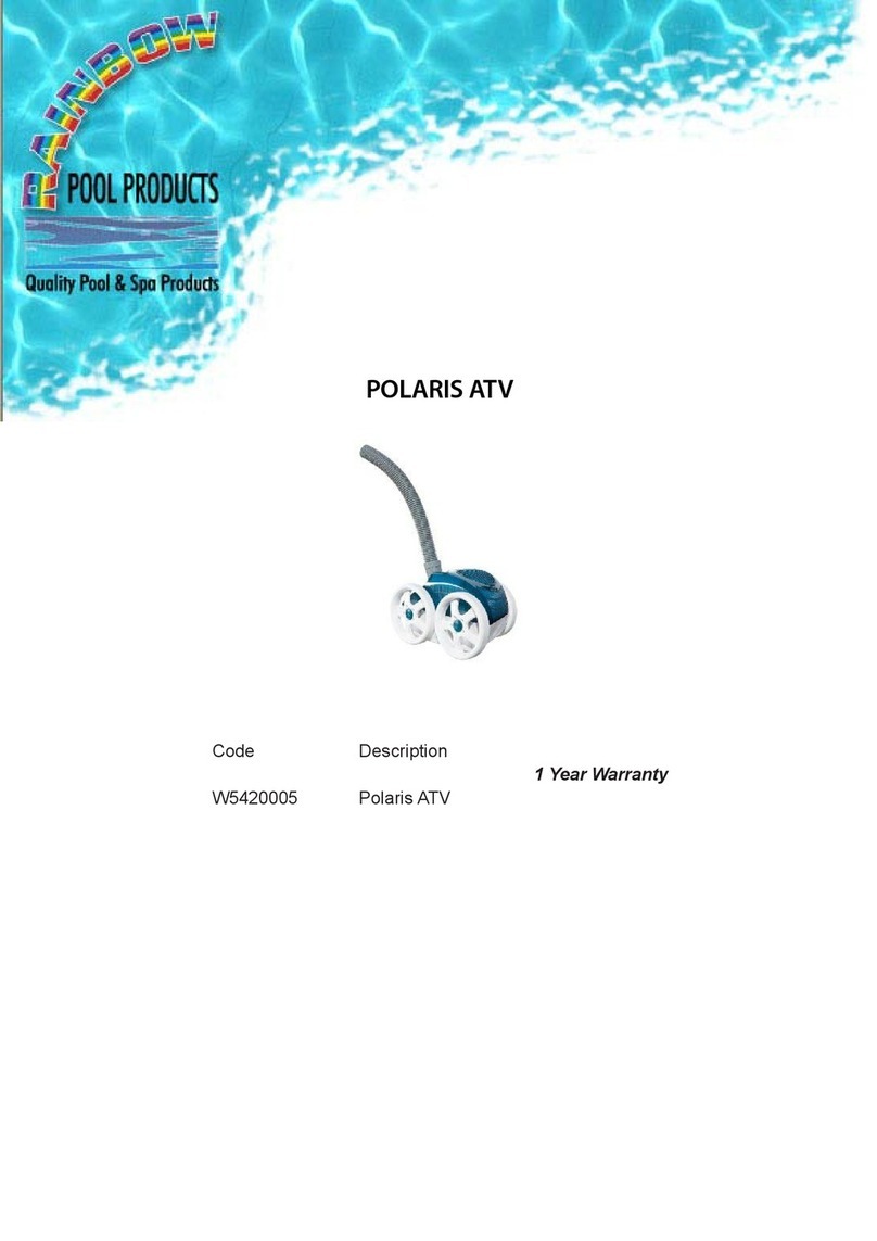 Rainbow Pool Products W5420005 User manual