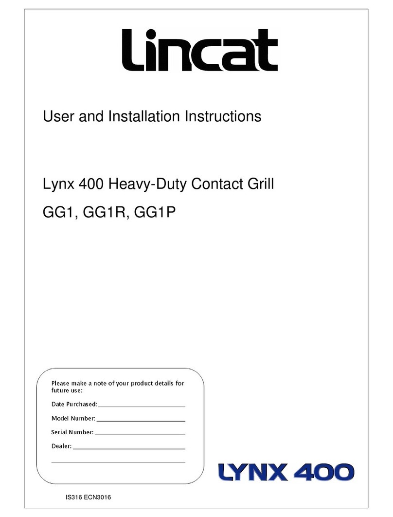 Lincat Lynx 400 User and installation instructions