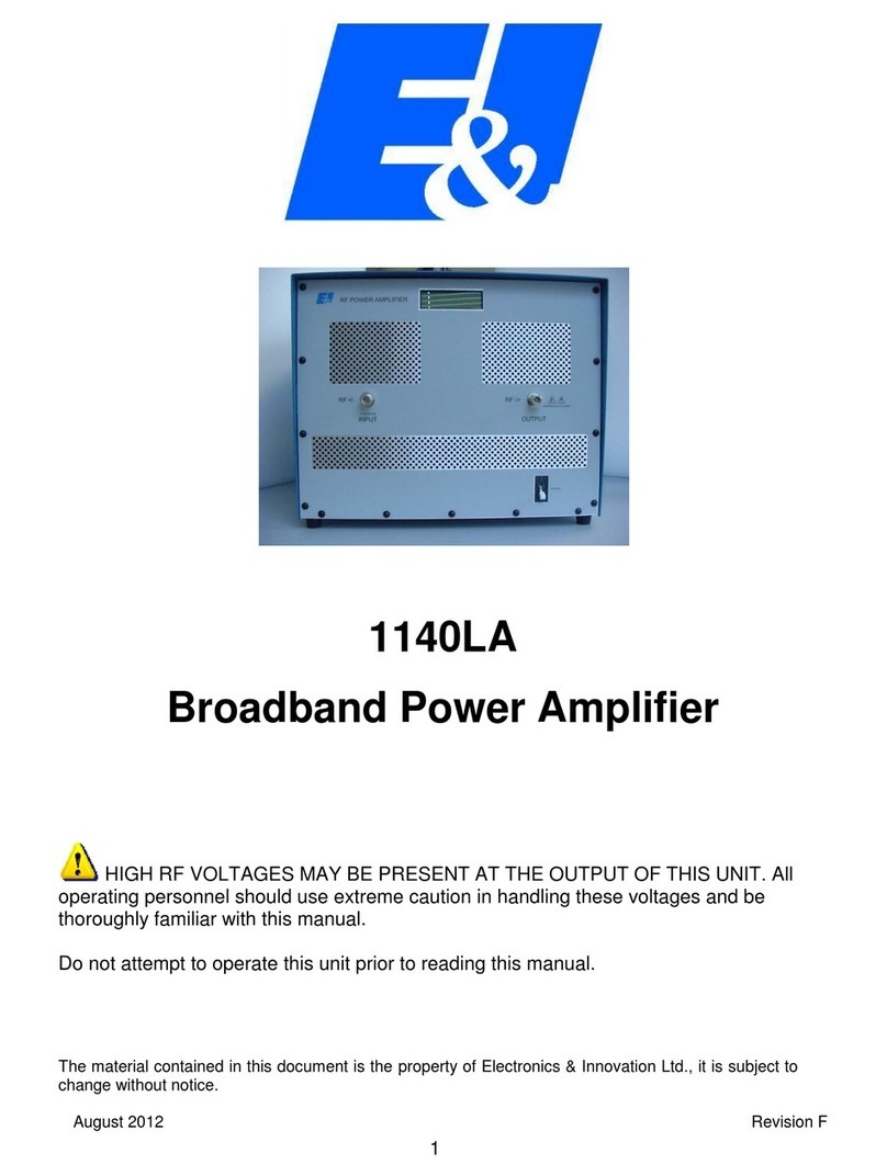 E&I 1140LA User manual