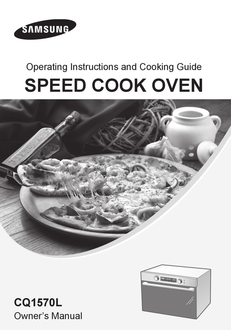 Samsung CQ1570L Operating instructions and cooking guide