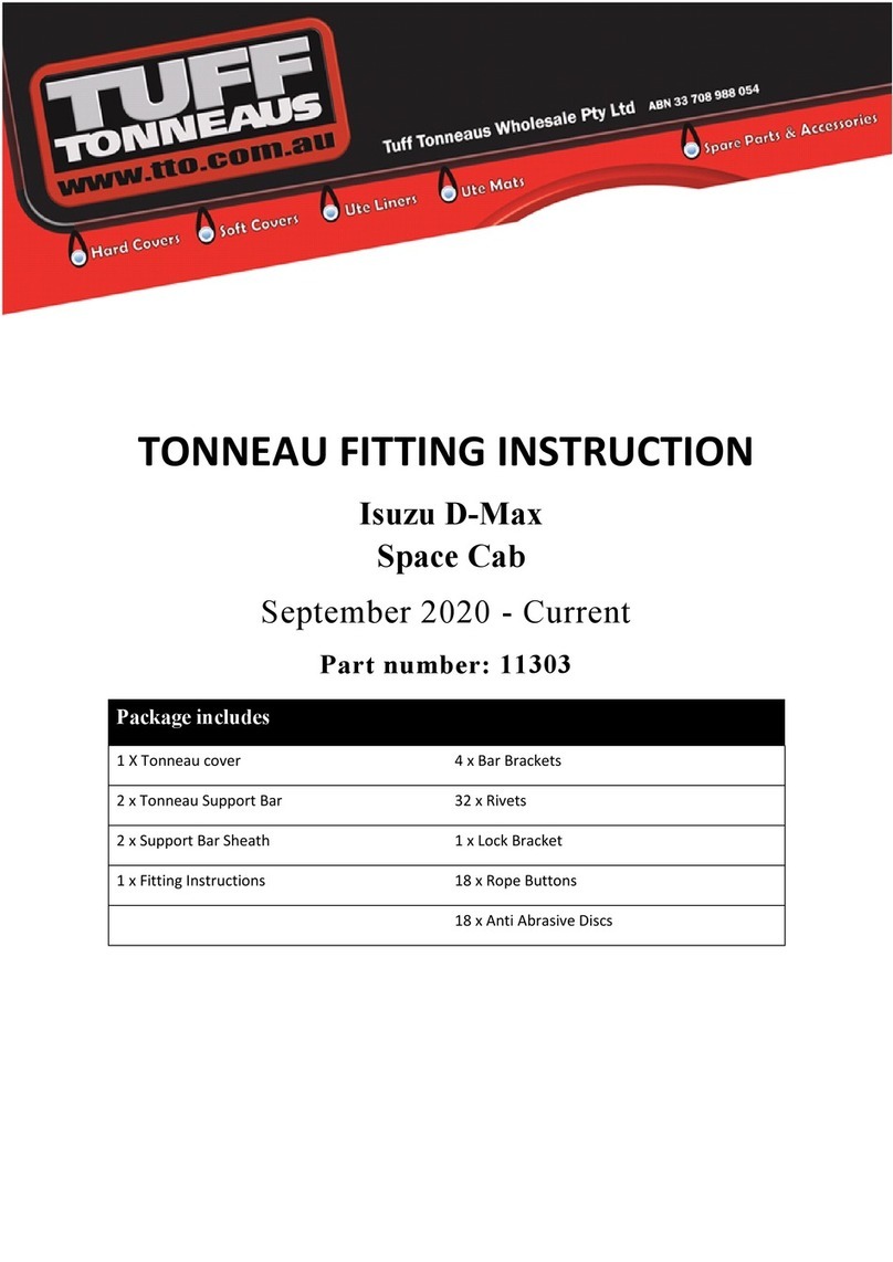 Tuff Tonneaus 11303 Install guide Tuff Tonneaus 11303 Install guide