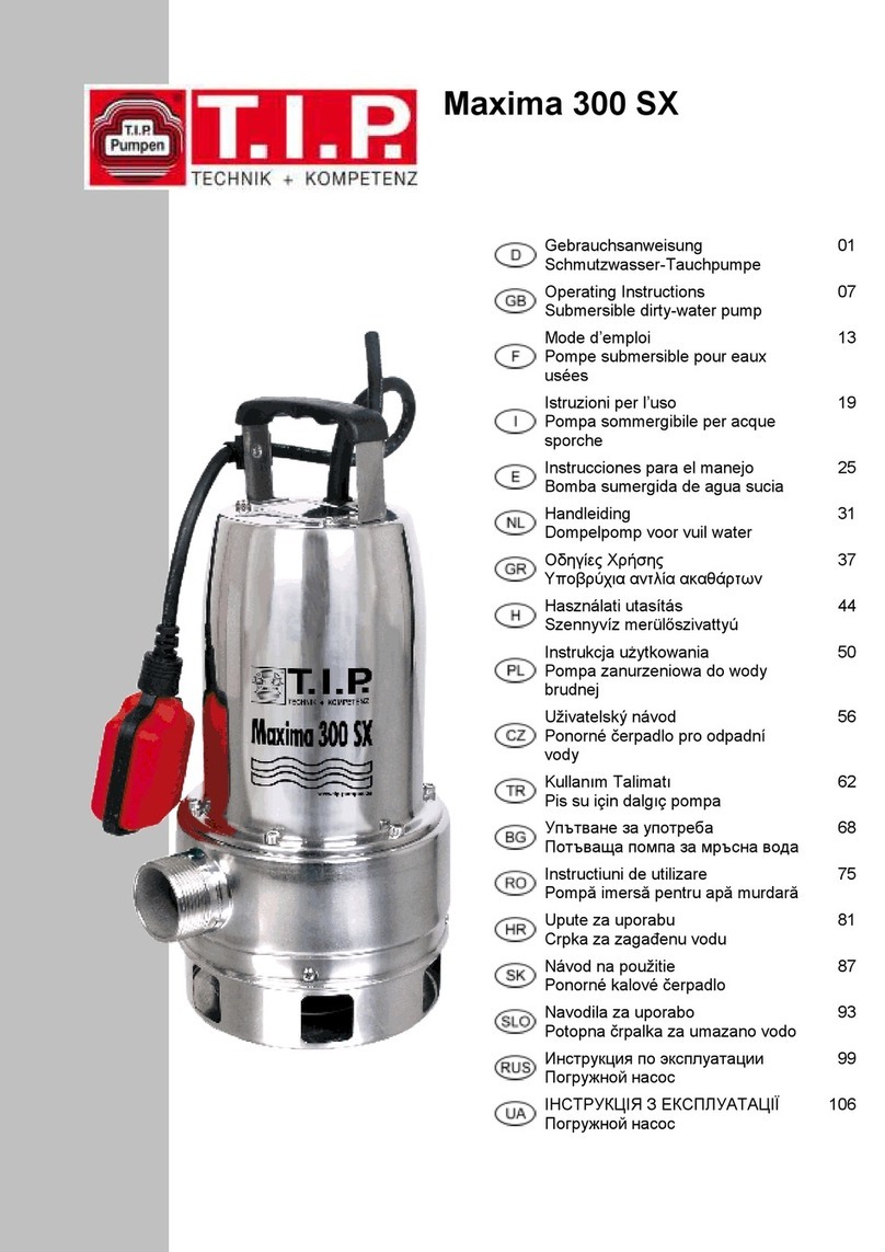T.I.P. Maxima 300 SX User manual