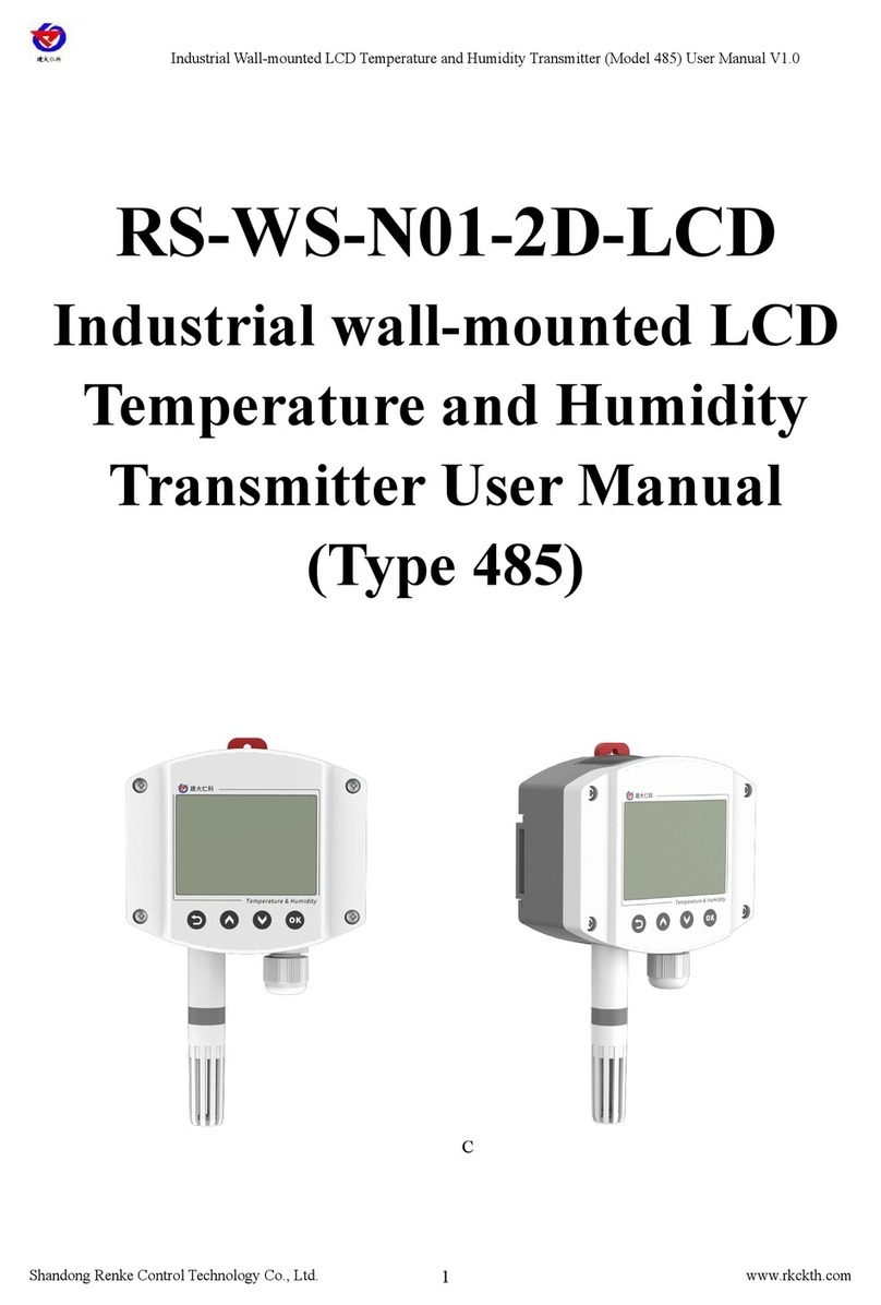 Renke RS-WS-N01-2D-LCD User manual