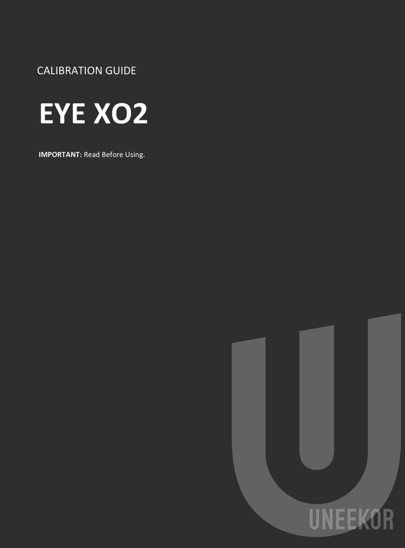 UNEEKOR EYE XO2 Calibration guide