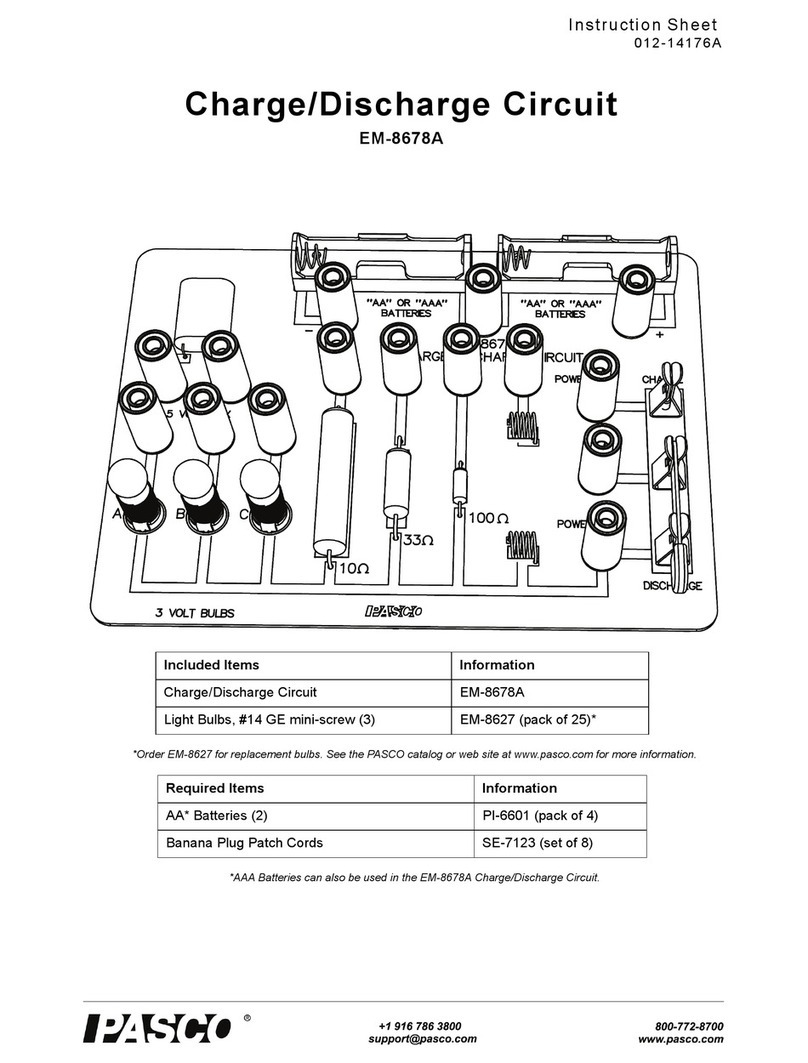 PASCO EM-8678A instruction sheet