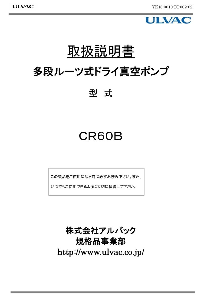 Ulvac CR16B instruction manual