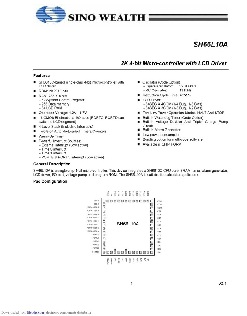Sino Wealth SH66L10A manual