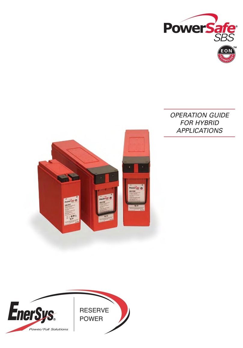 EnerSys PowerSafe SBS B14 User manual