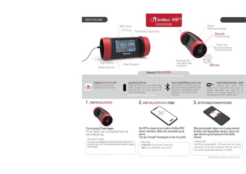 GrillEye Pro+ Instruction manual