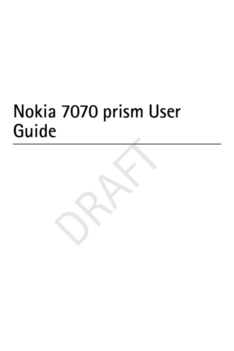 Nokia PRISM 7070 User manual