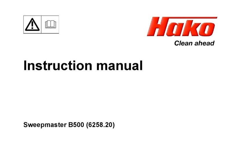 HAKO Sweepmaster B500 User manual HAKO Sweepmaster B500 User manual