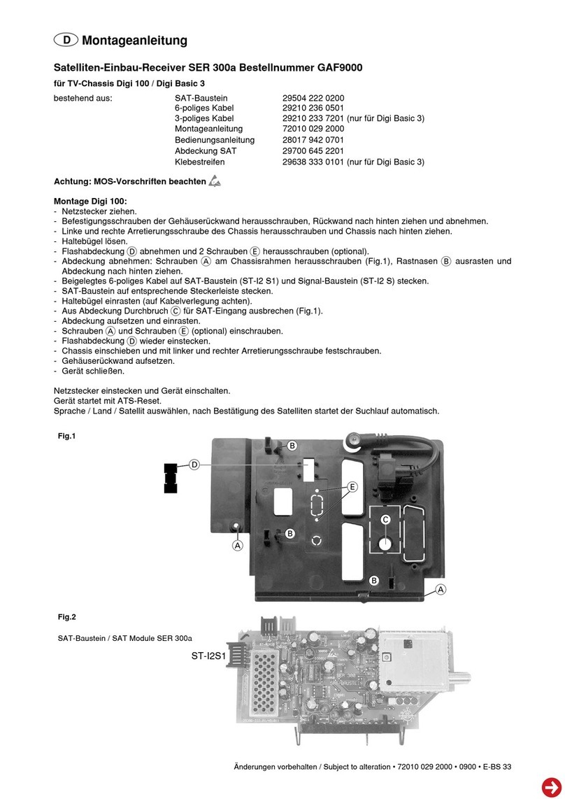Grundig SER 300a User manual