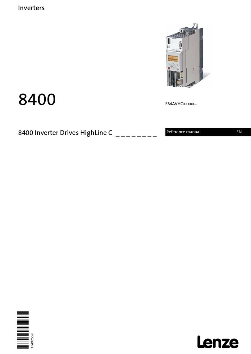 Lenze L-force HighLine C 8400 Series Reference manual