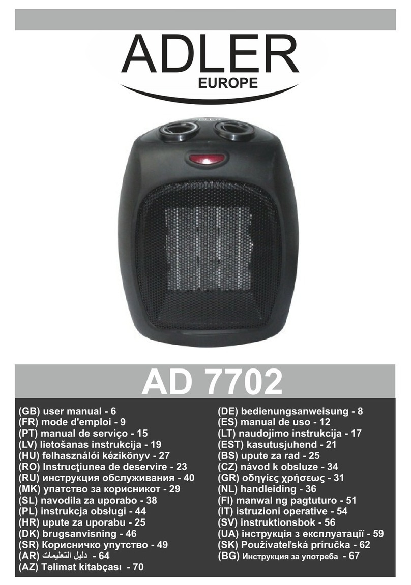 Adler Europe AD 7702 user manual