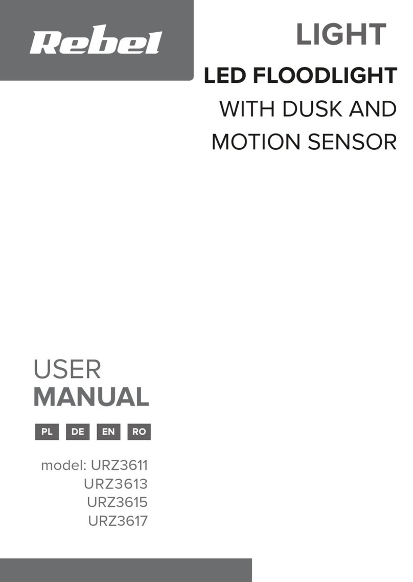 Rebel Light URZ3611 user manual