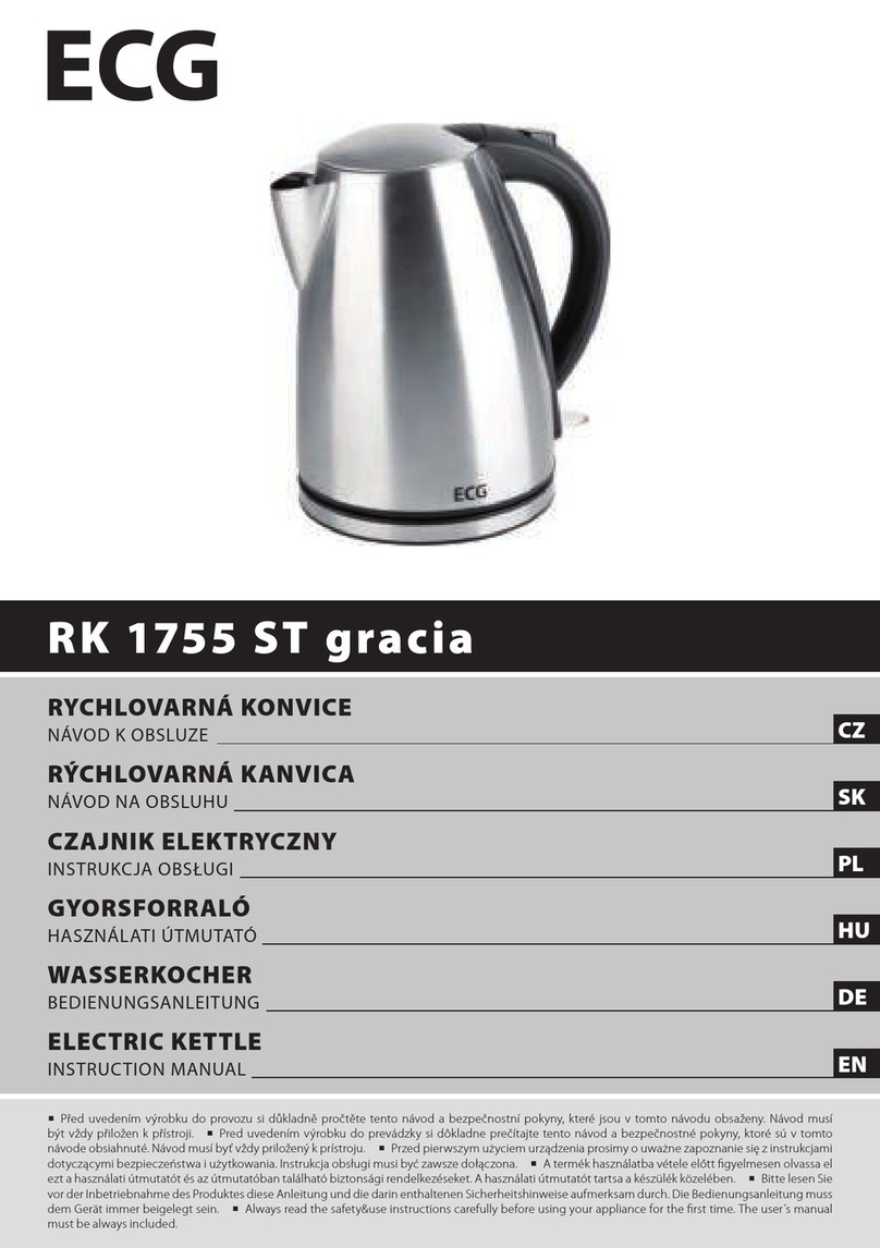 ECG RK 1755 ST gracia User manual