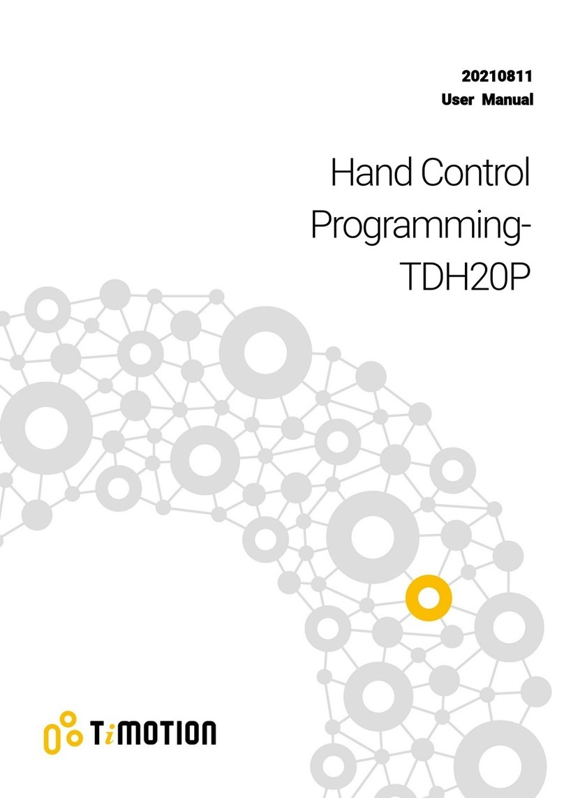Timotion TDH20P User manual