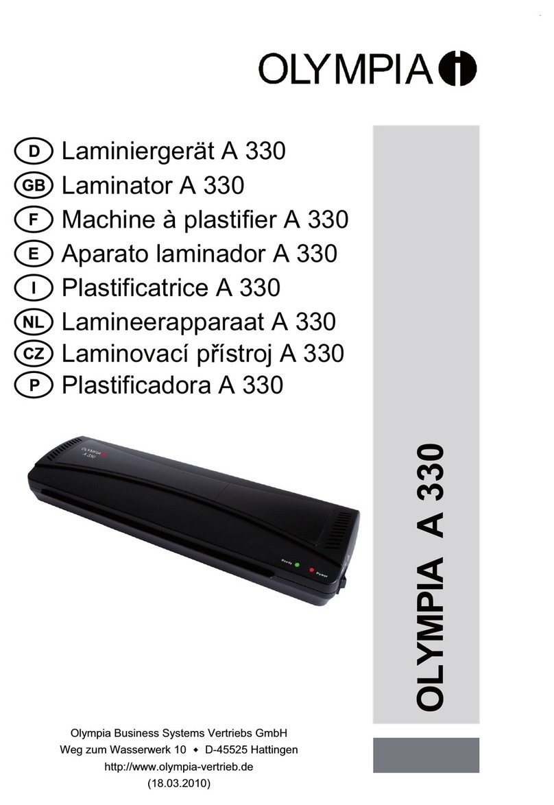 Olympia A 330 instructions