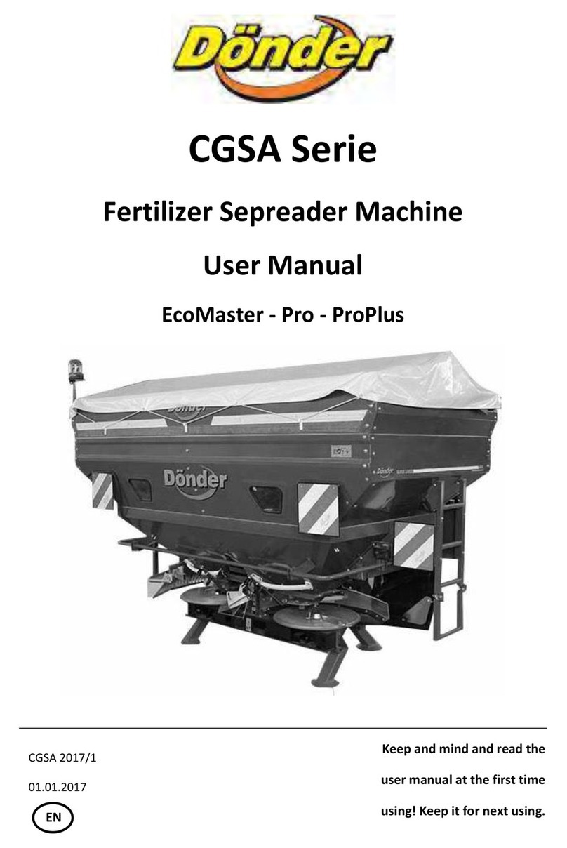 DÖNDER CGSA Series user manual