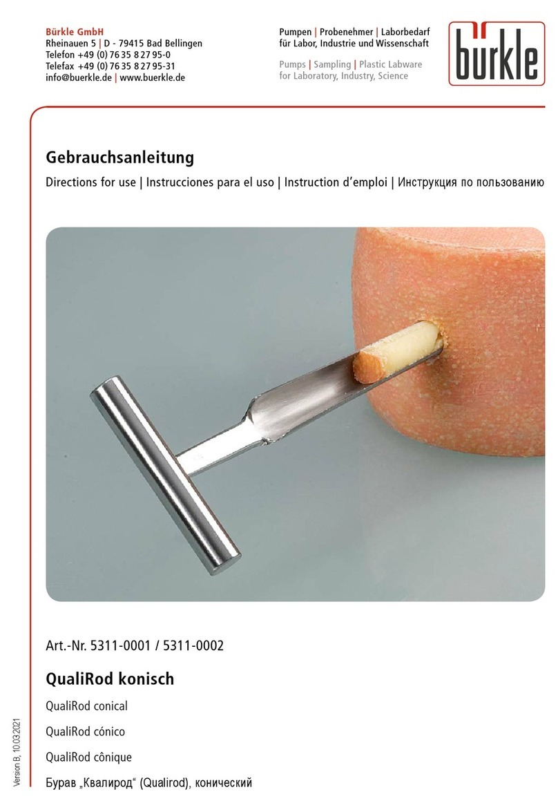 Bürkle QualiRod 5311-0001 Directions for use
