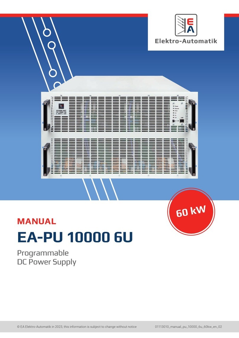 Elektro-Automatik EA-PU 10000 6U User manual