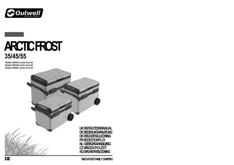 Outwell ARCTIC FROST 35 instruction manual