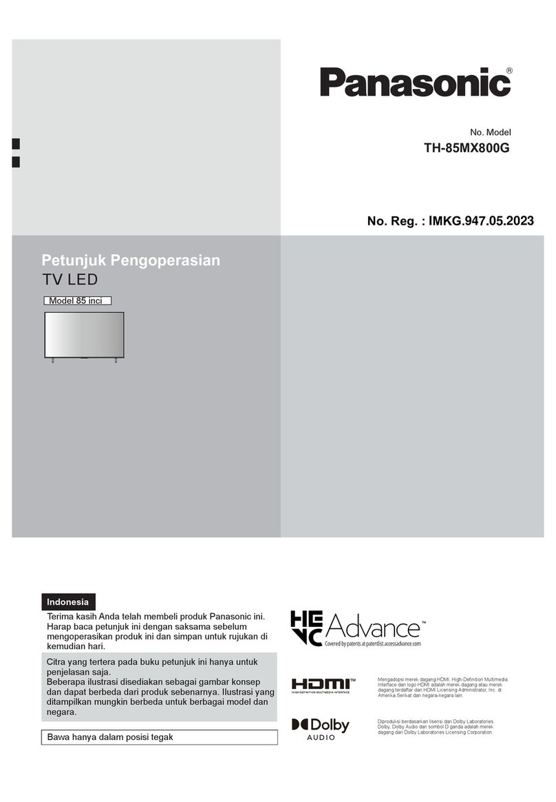 Panasonic TH-85MX800G User manual