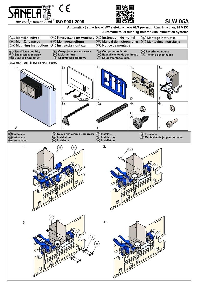 Sanela SLW 05A 04056 Mounting instructions Sanela SLW 05A 04056 Mounting instructions