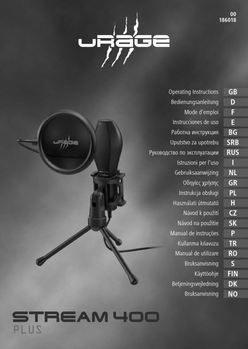 uRAGE STREAM 400 PLUS operating instructions