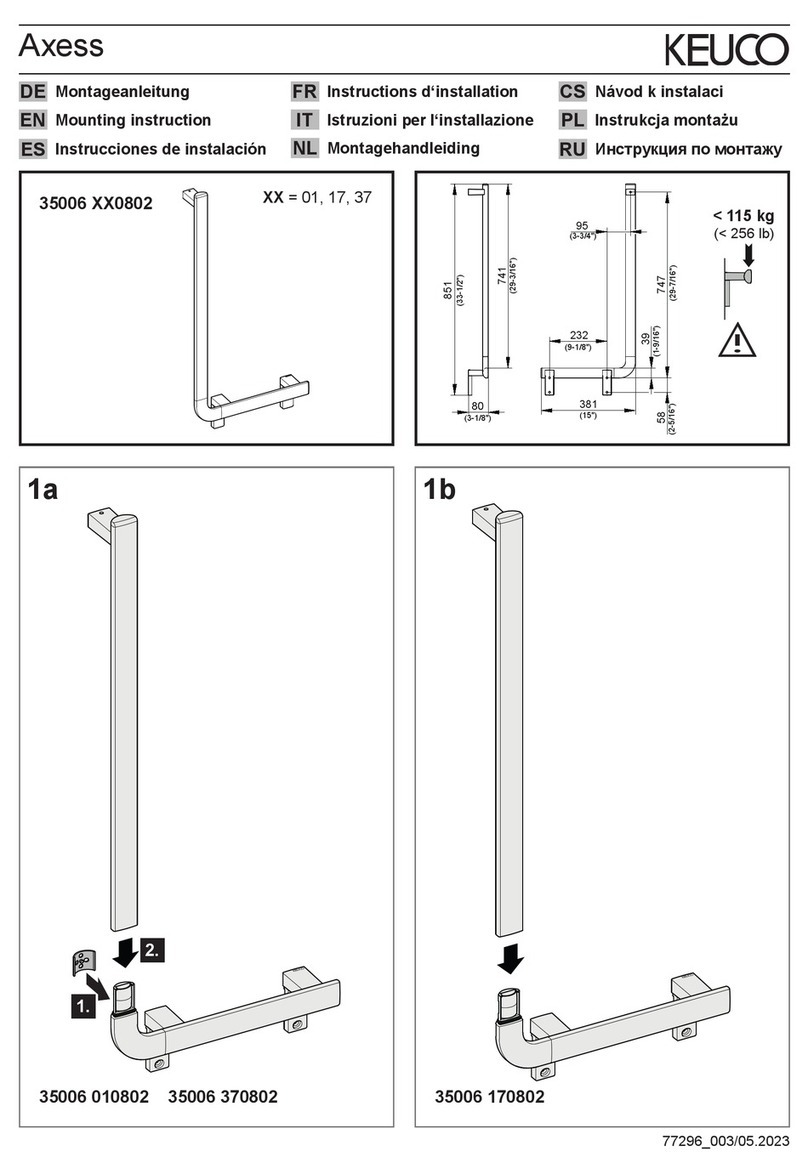 KEUCO Axess 35006 010802 User guide KEUCO Axess 35006 010802 User guide