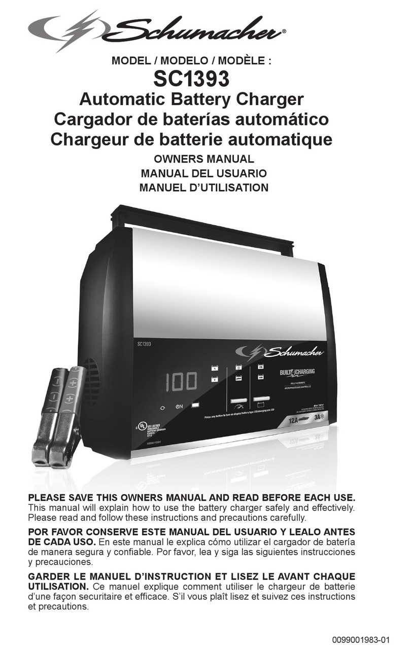 Schumacher Electric SC1393 owner's manual