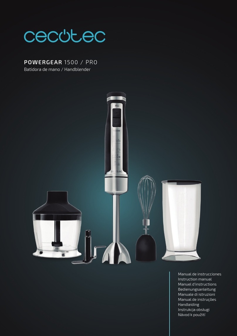 cecotec PowerGear 1500 User manual