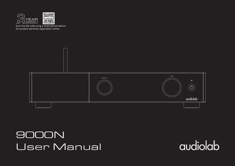 Audiolab 9000N user manual