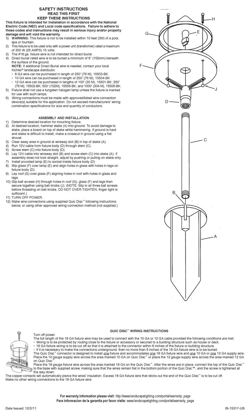 Kichler Lighting 15317AZT quick start guide