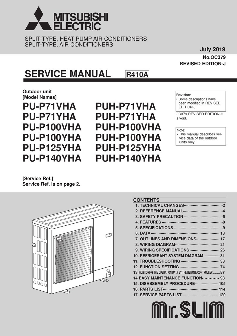 Mitsubishi Electric PU-P71VHA 2.UK Series User manual