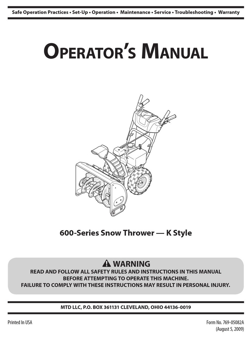 MTD 31BM62KE704 Operator's manual