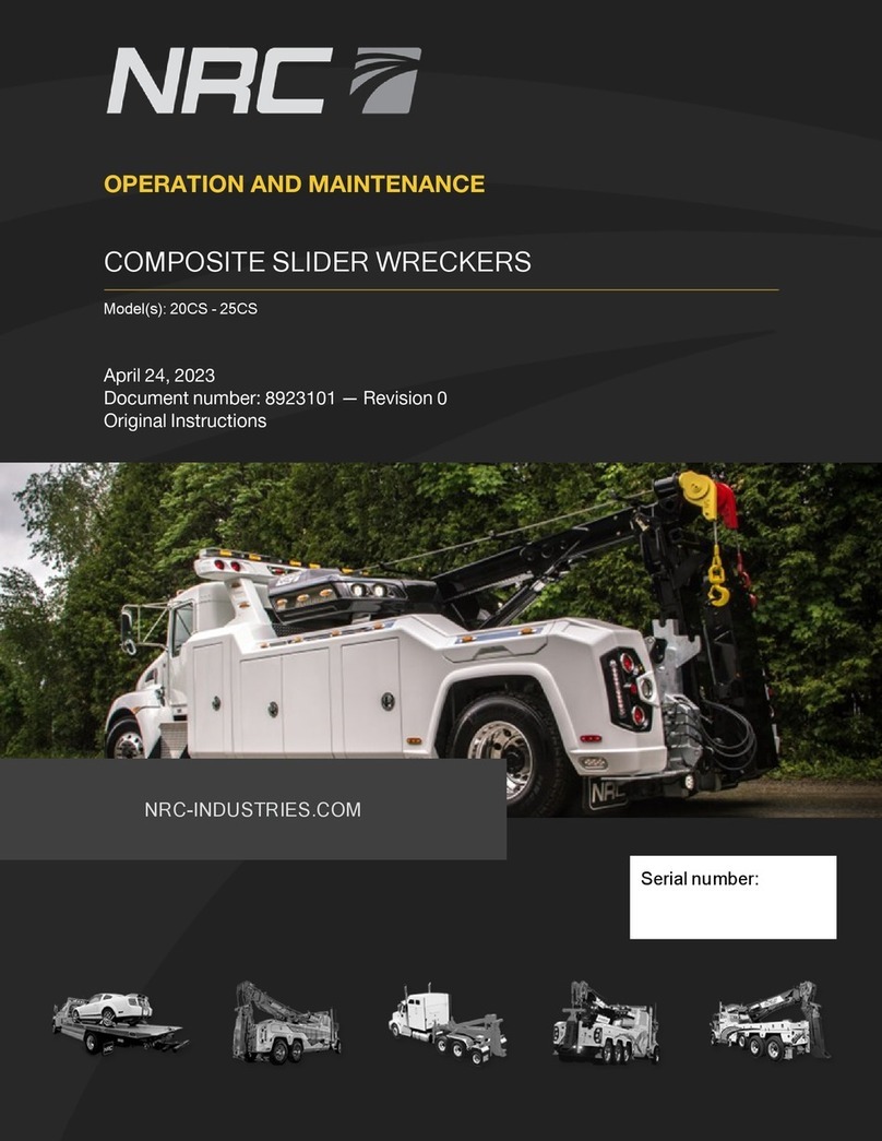 NRC 20CS ACCOMPANIMENT TO THE INSTALLATION, OPERATION AND MAINTENANCE MANUAL
