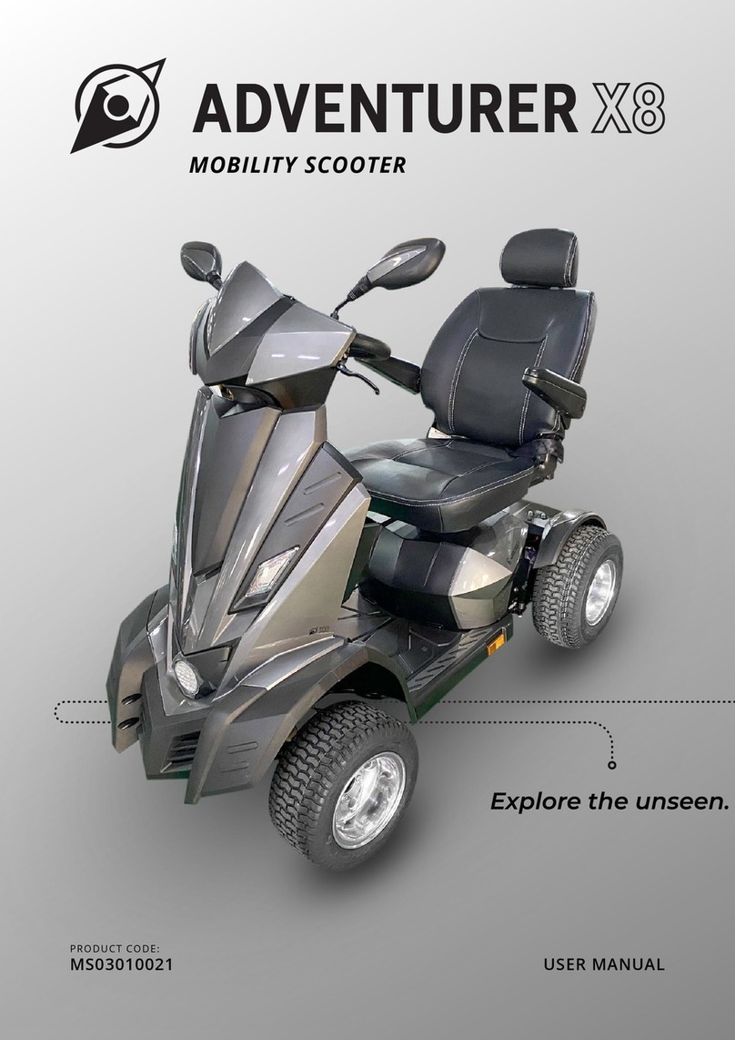 CareCo Adventurer X8 User manual