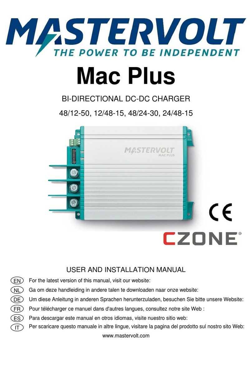 Mastervolt CZONE Mac Plus User and installation manual