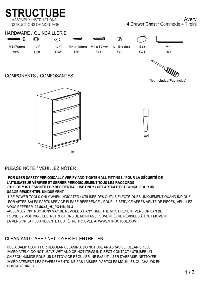 STRUCTUBE Avery User manual STRUCTUBE Avery User manual